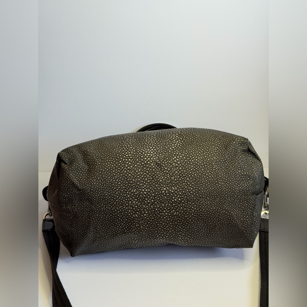 Longchamp Le Pliage Bag w Stingray Pattern Gray Nylon and Patent Leather Trim - Picture 8 of 14